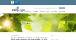 Desktop Screenshot of carolinabraincenter.com