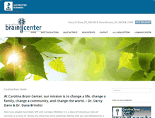 Tablet Screenshot of carolinabraincenter.com